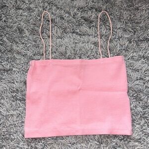 Zara Pink Tube Top with Straps Size M